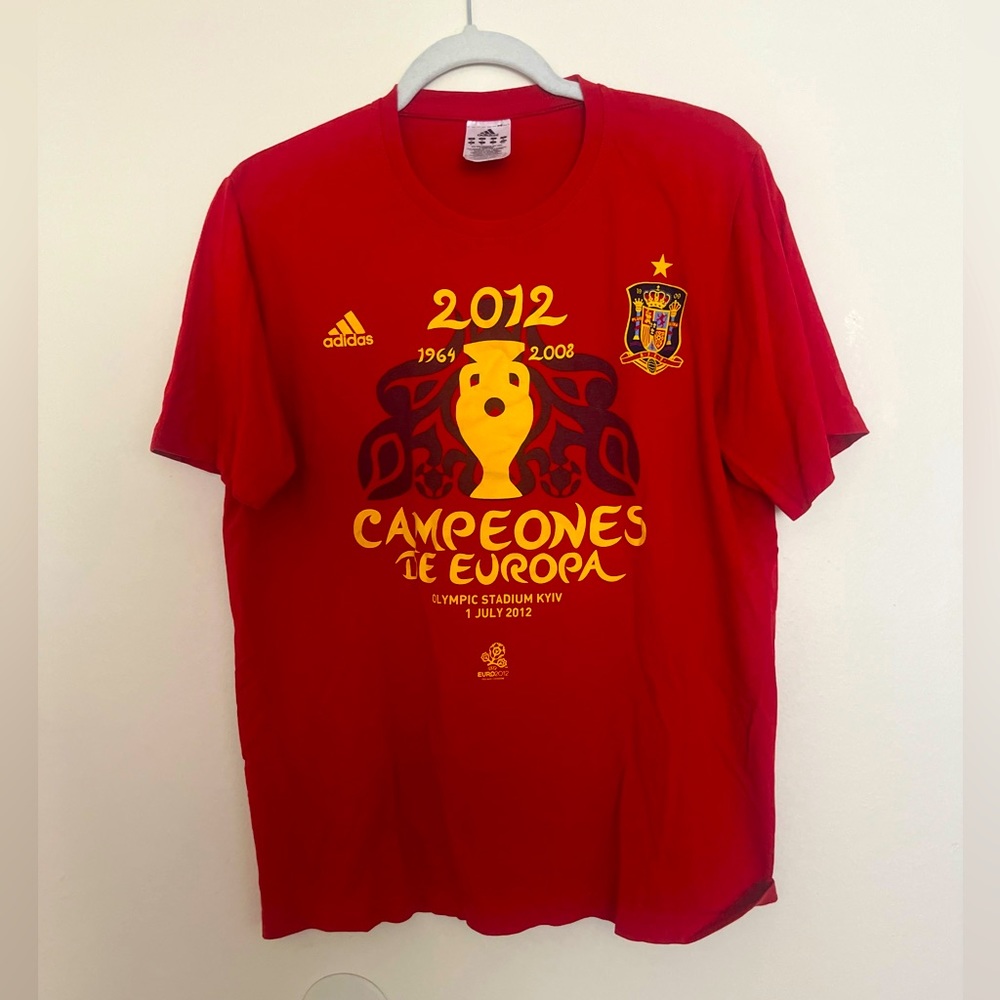 2012 Spanish National Team FIFA Euro Cup Champion Soccer T-Shirt